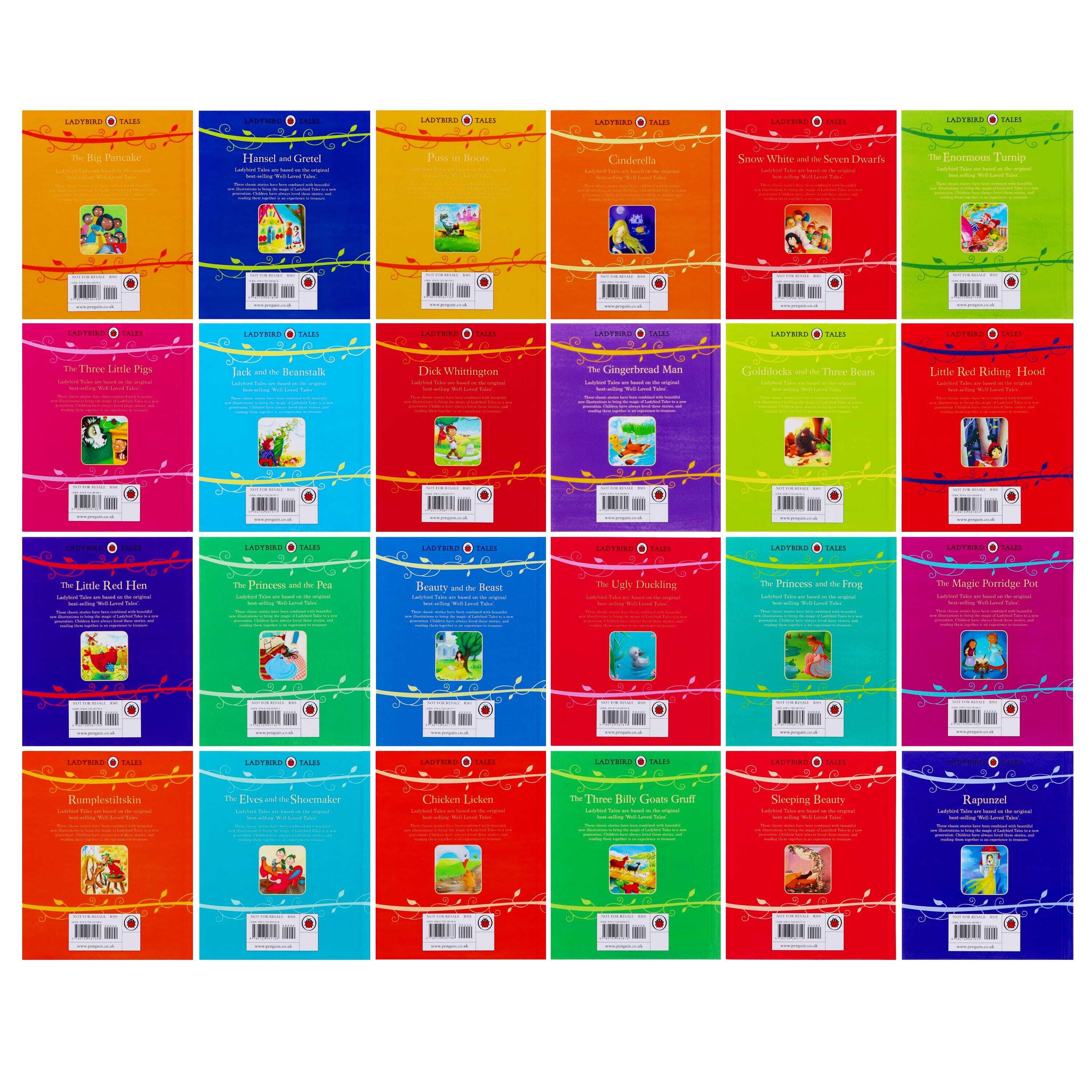 Ladybird Tales My Once Upon A Time Library 24 Books Collection Box Set- Ages 5-7 - Hardback