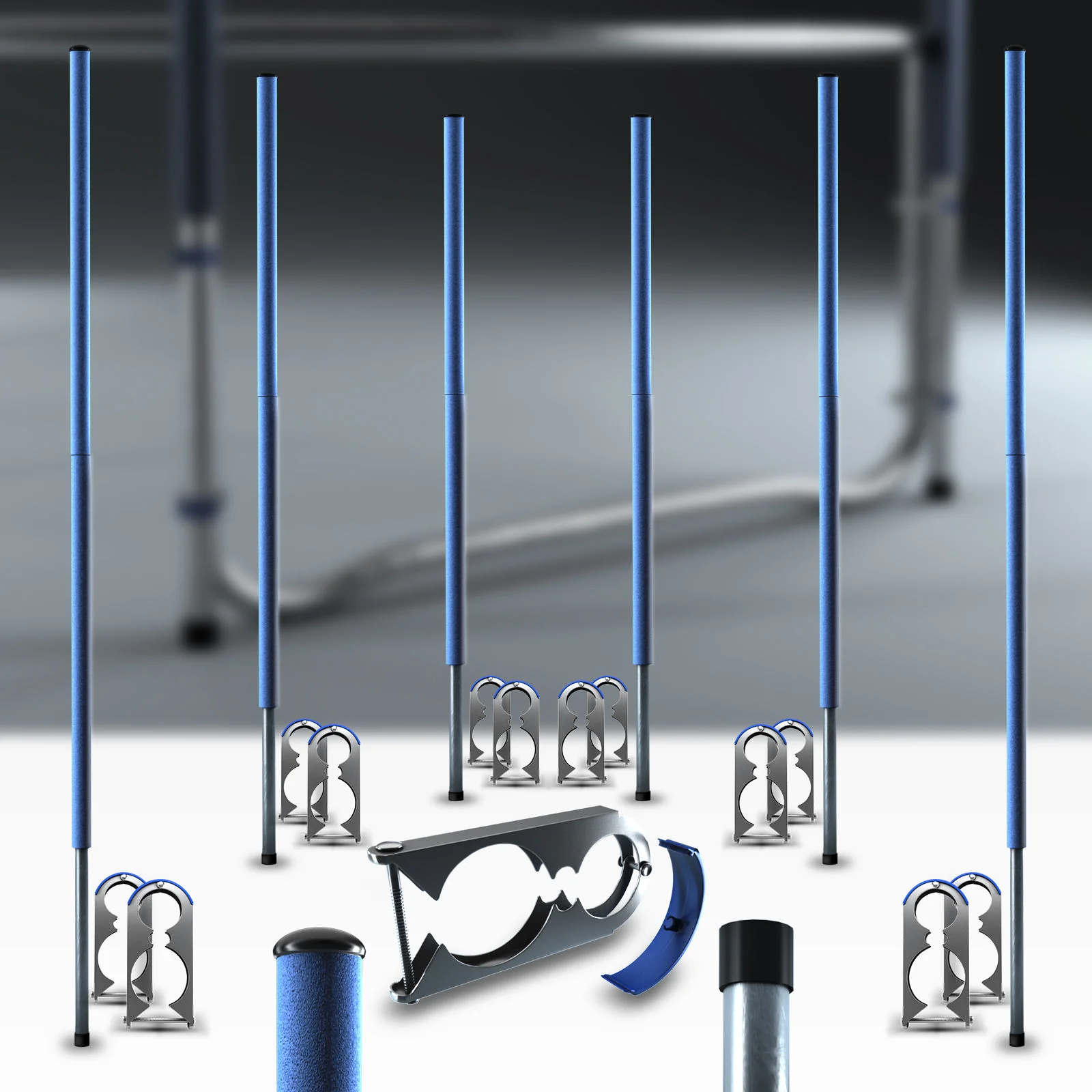 Safety Net Poles