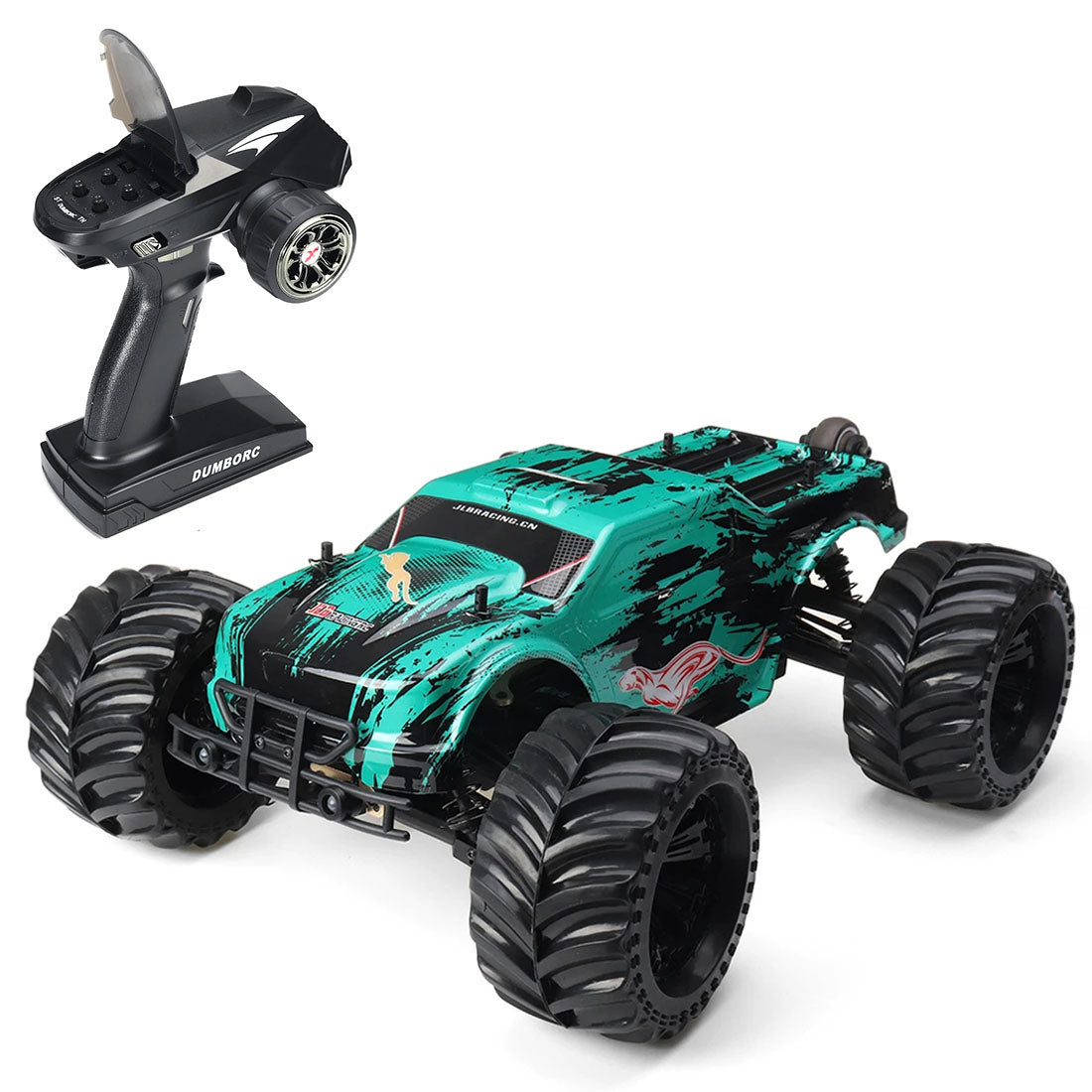 JLB Racing 11101 1/10 4WD 2.4G Off-road Splashproof Flip Brushless Monster RC Car Remote Control Truck - RTR
