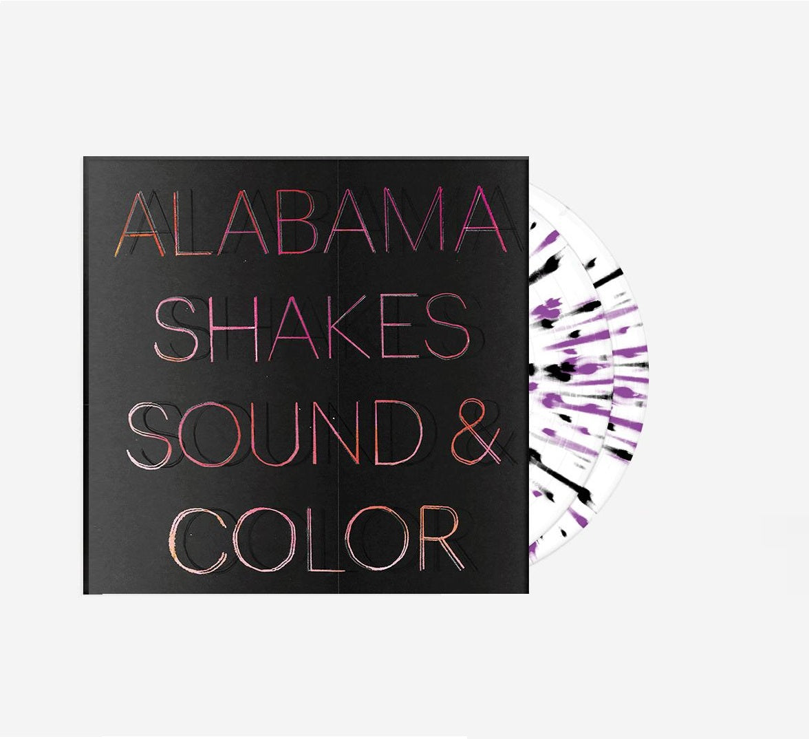 Alabama Shakes - Sound & Color Exclusive Limited Edition Clear With Black- Purple & Pink Splatter LP Record