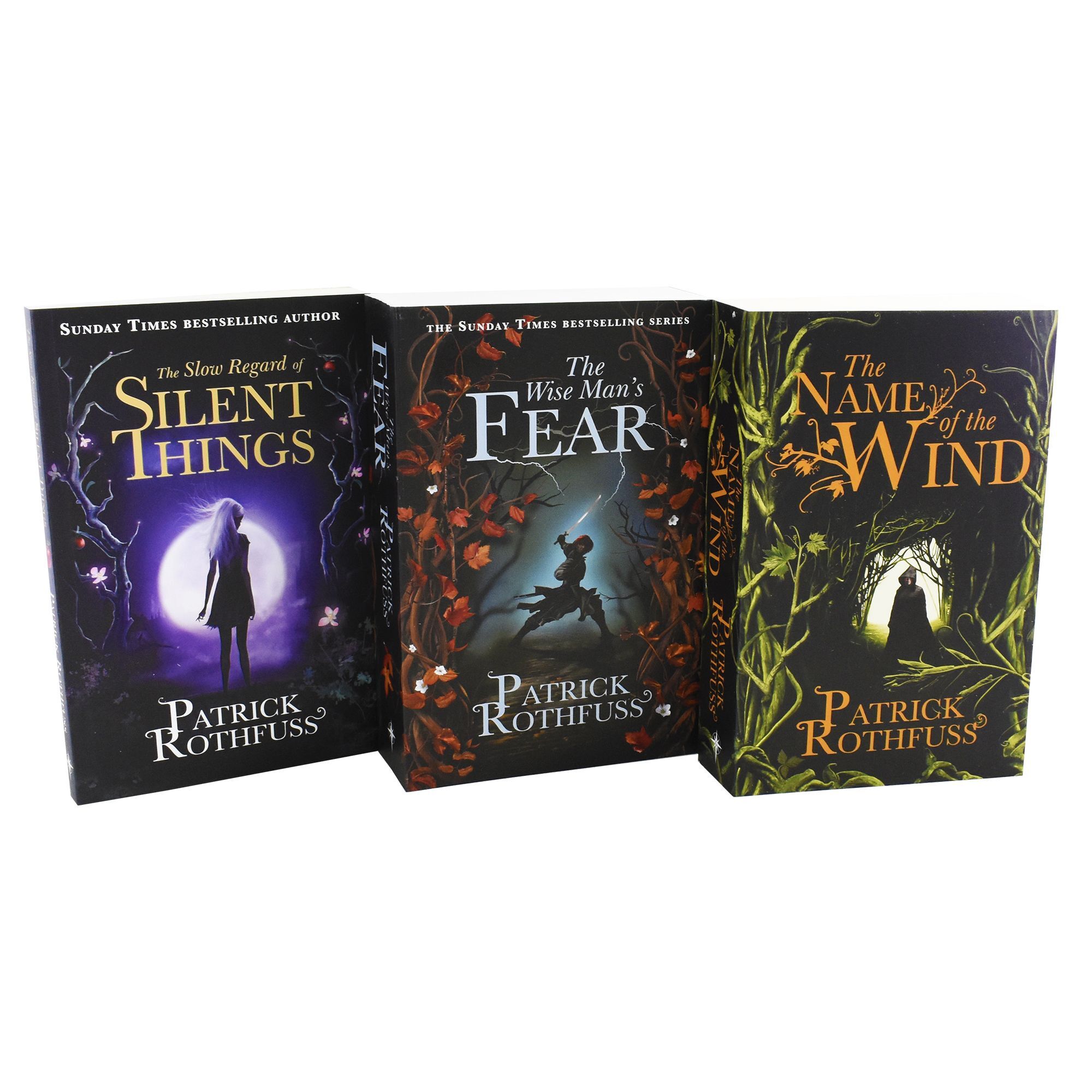 The Kingkiller Chronicle Series 3 Books Collection Set by Patrick Rothfuss - Fiction - Paperback