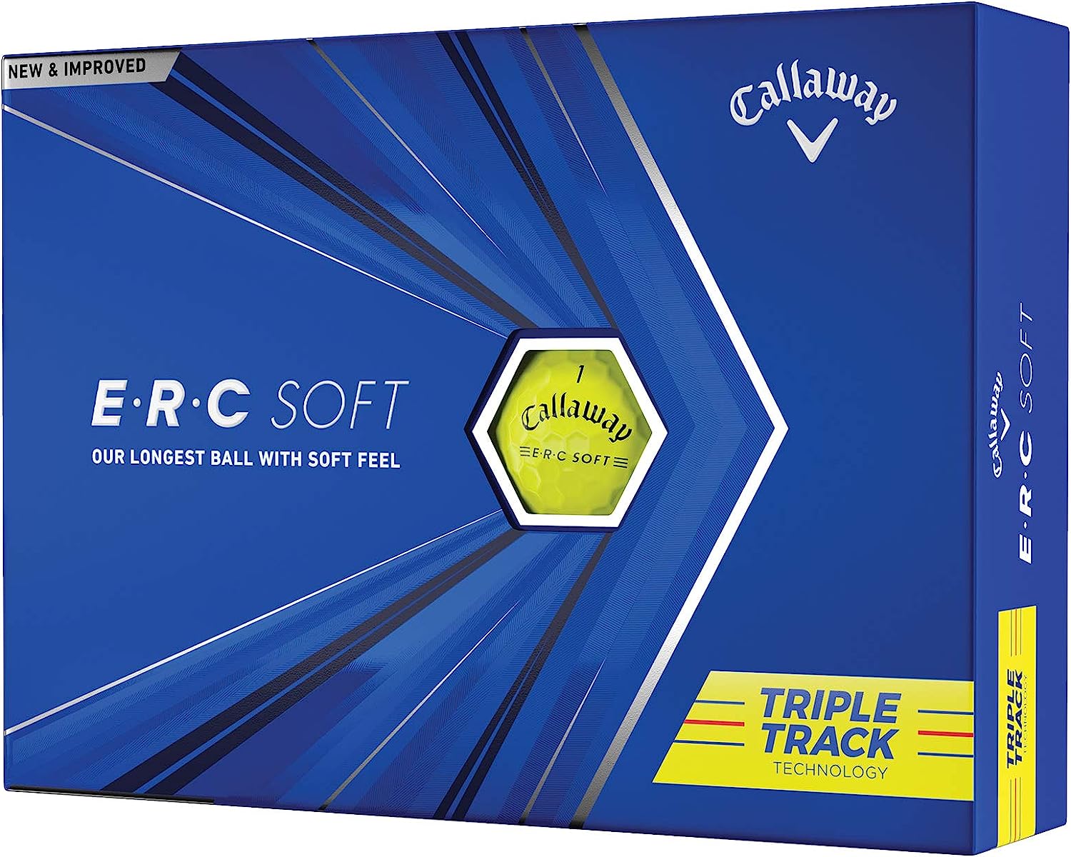 ERC Triple Track Golf Balls 12B PK