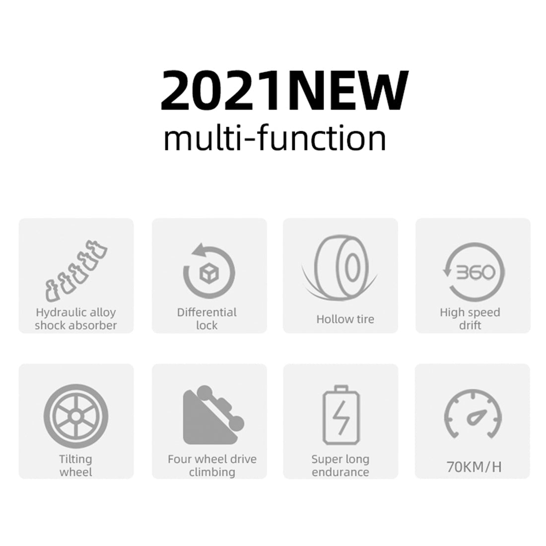 RC Car 1/10 4WD 2.4G 70KM/H Metal Brushless High-speed Off-road Vehicle All-terrain Electric Climbing RC Car Monster Truck Model Toy - Black