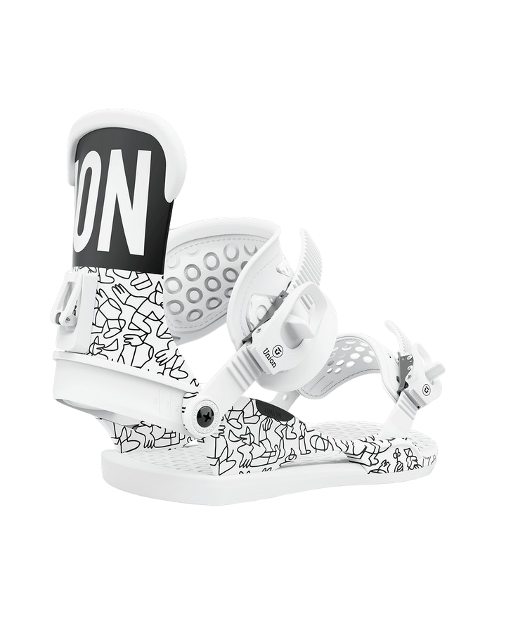 Union Milan Womens Snowboard Bindings - White - Lucas B. - 2022 (S)