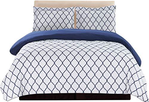 1800 Count Luxury Soft Egyptian Cotton Collection 3 pcs Duvet Cover Set