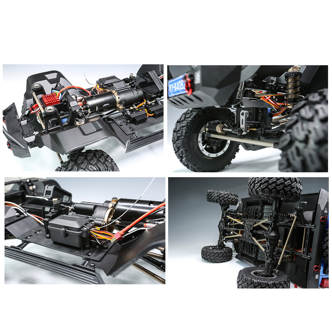 YK 4082 1/8 2.4G 4WD 6CH Electric Off-road Vehicle RC Crawler RC Car Remote Control Truck