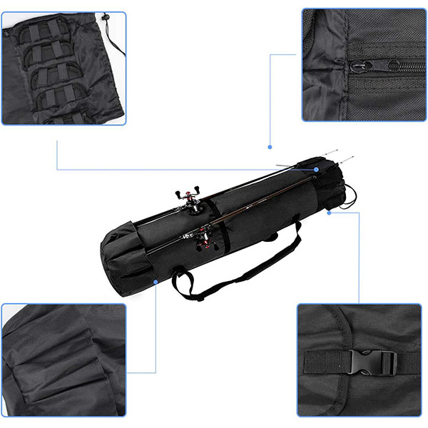 Portable Fishing Rod & Tackle Bag