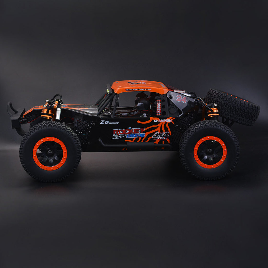 ZD Racing ROCKET DBX-10 1/10 4WD 55km/H 2.4G RC Car Brushed Motor High-speed Remote Control Off-road Desert Buggy Vehicle - RTR