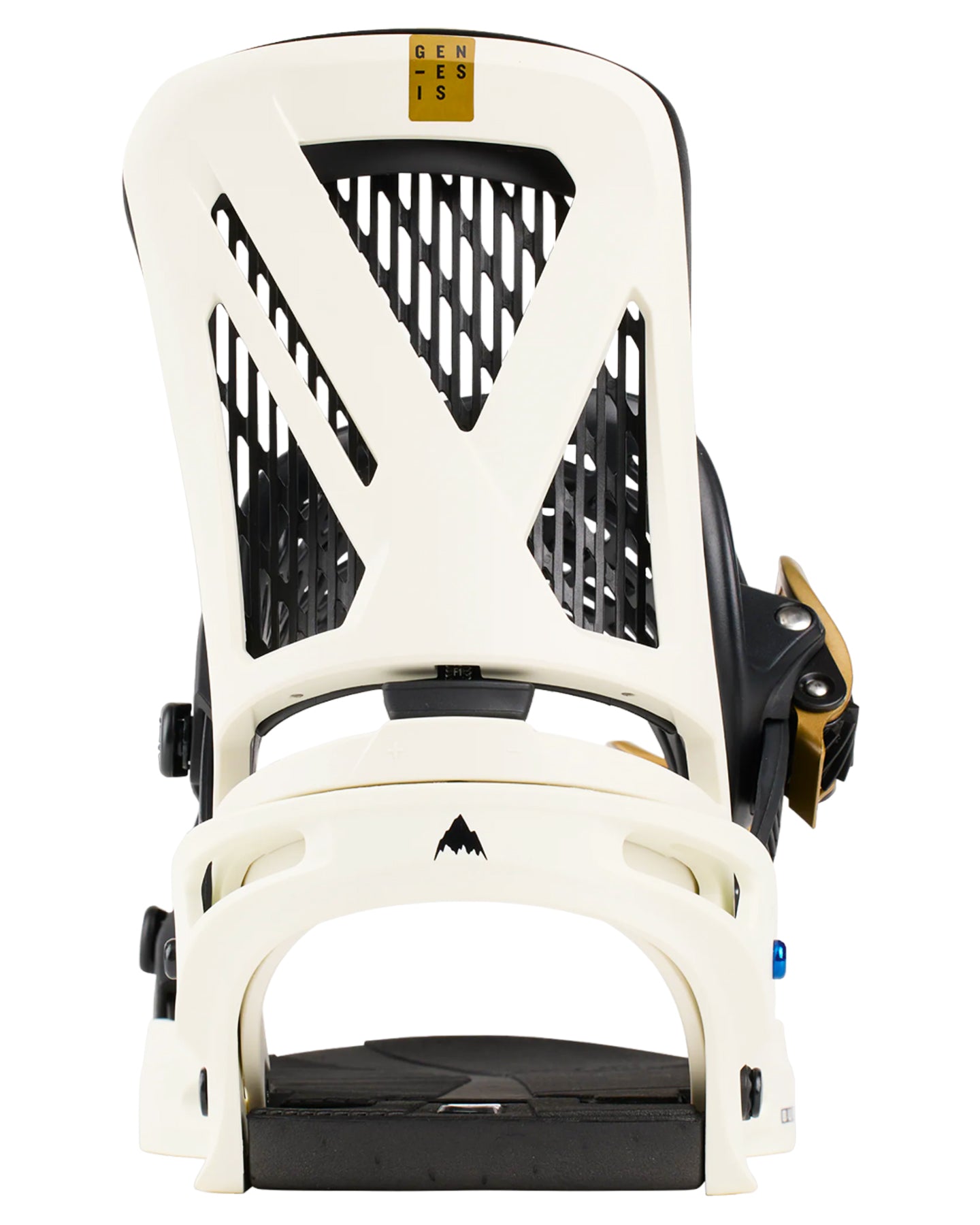 Burton Men's Genesis Re:Flex Snowboard Bindings - White / Gold - 2024