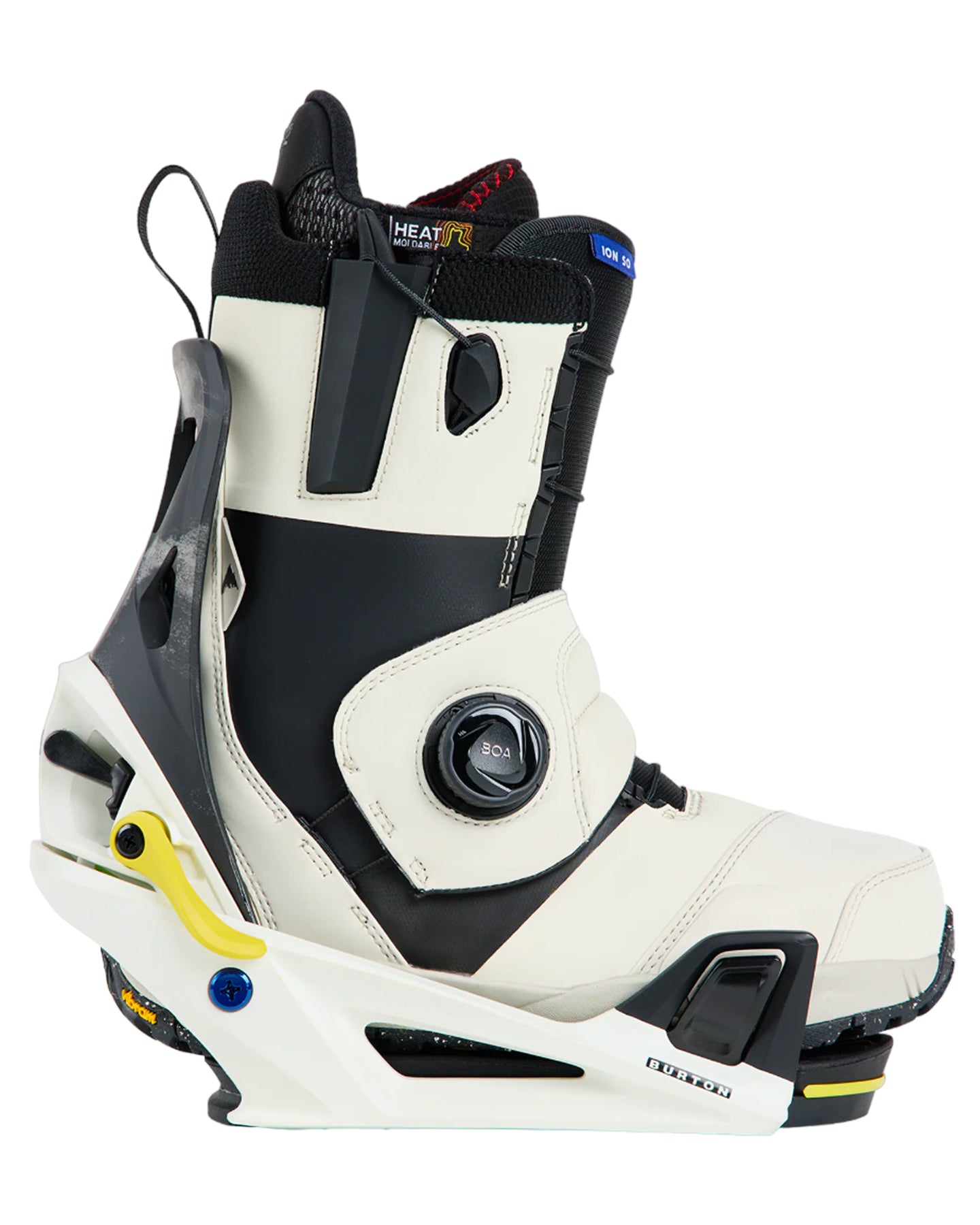 Burton Men's Step On® Re:Flex Snowboard Bindings - White / Graphic - 2024