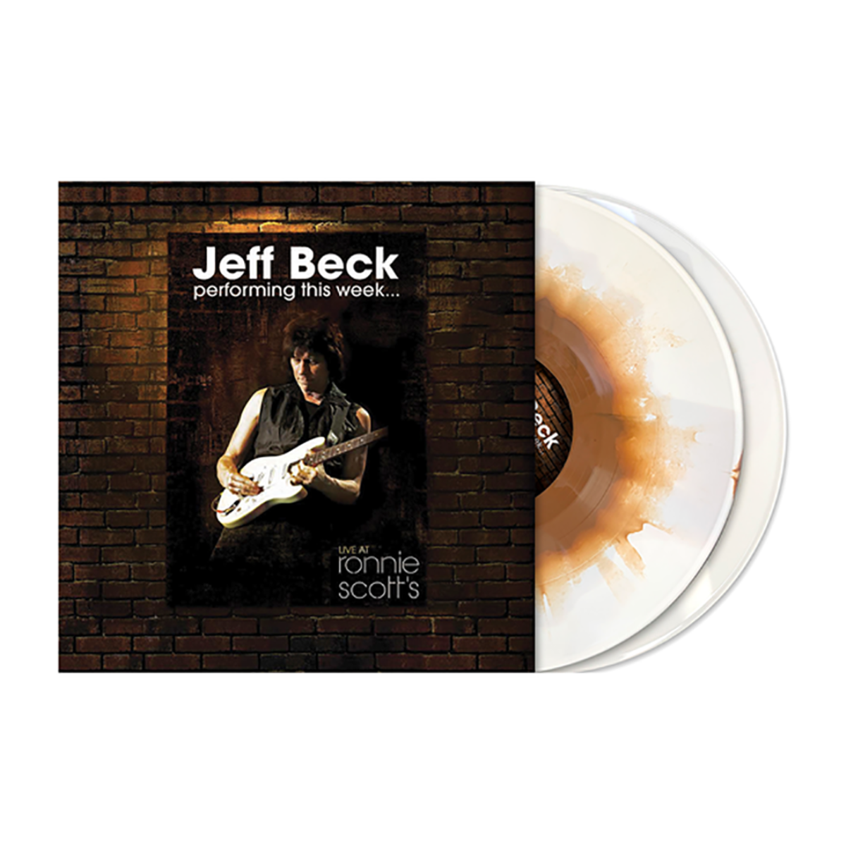 Jeff Beck - Live at Ronnie Scott’s Exclusive Limited Edition Brown and White Color Vinyl 2x LP Record