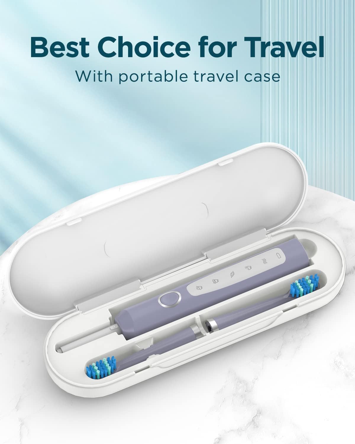 Sonic Electric Toothbrush for Adults - Rechargeable Electric Toothbrushes with 8 Brush Heads, & Travel Case,Teeth Whitening , Power Electric Toothbrush with Holder, Once Charge for 120 Days - H8 Pink