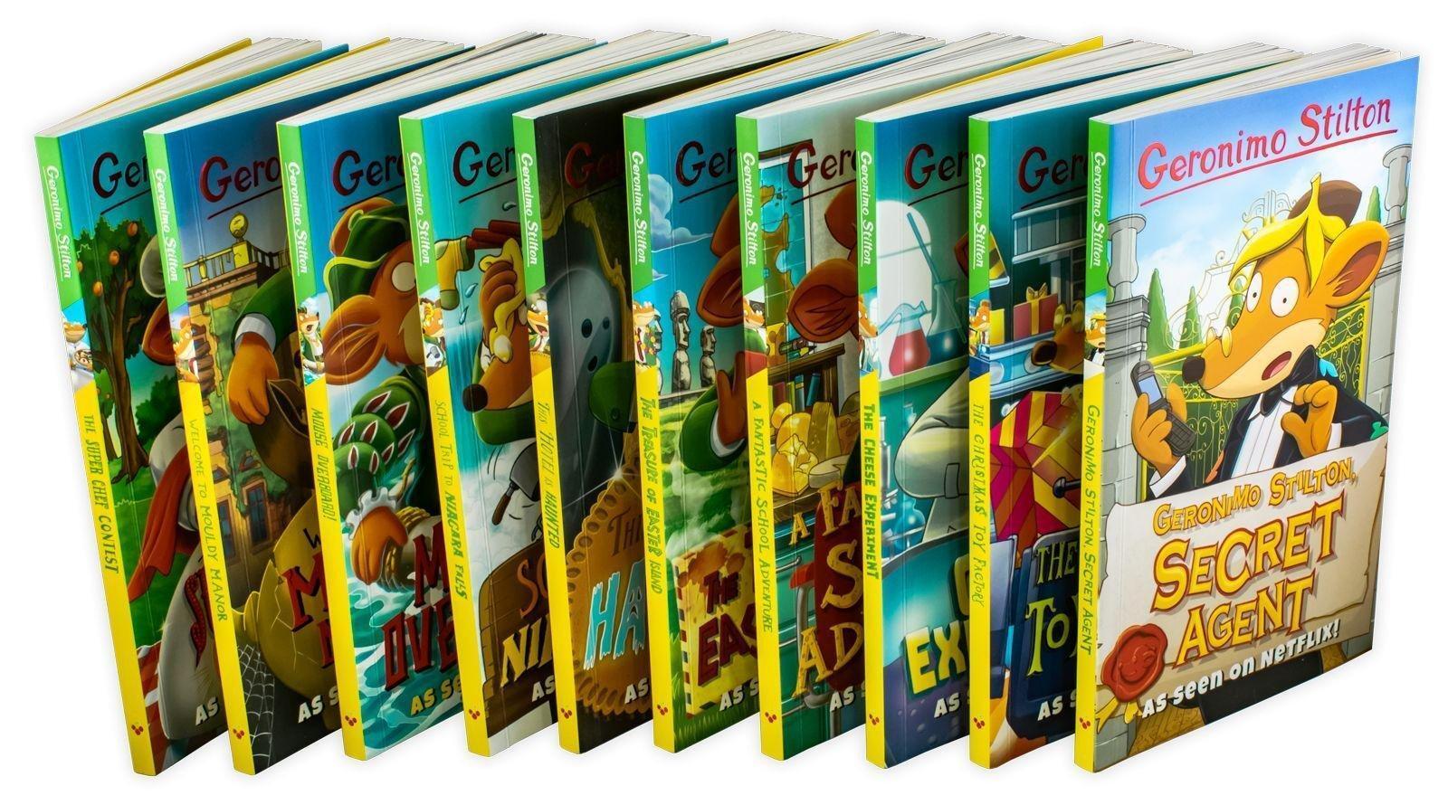 Geronimo Stilton Series 1 & 2 Collection 20 Books Box Set - Ages 5-7 - Paperback