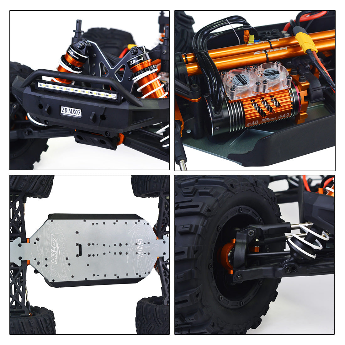 ZD Racing MX-07 1/7 4WD Monster Off-road Car - KIT Version