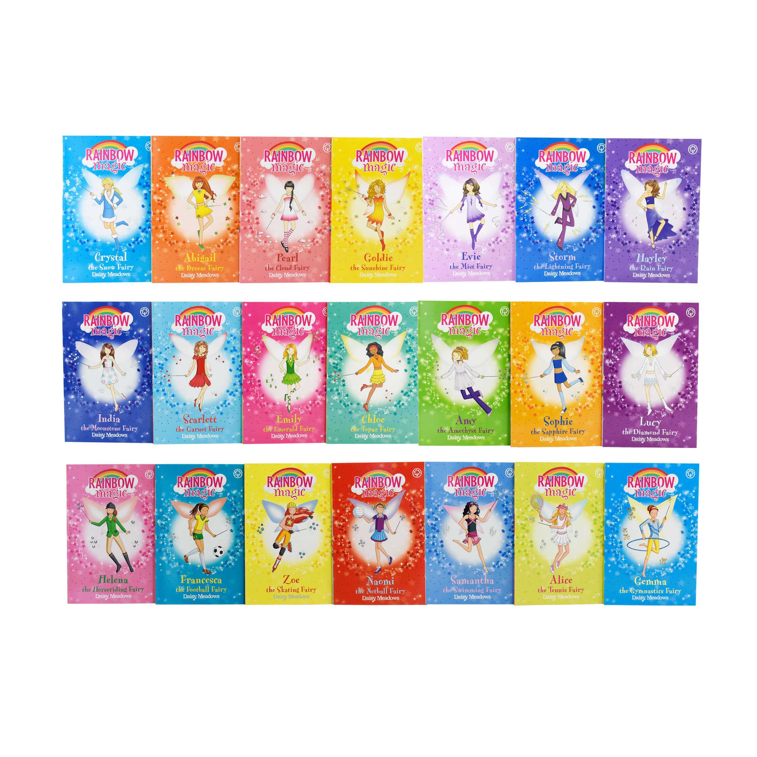 Rainbow Magic The Magical Adventure Collection 21 Books Set Including 3 Series by Daisy Meadows - Ages 6+ - Paperback