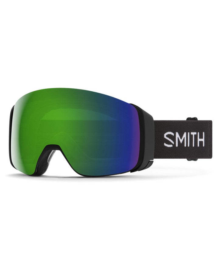Smith 4D MAG Snow Goggles - Black / ChromaPop Sun Green Mirror - 2023