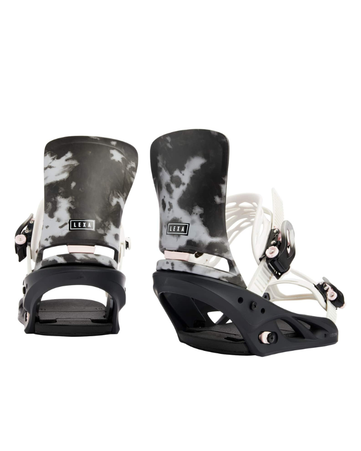 Burton Womens Lexa Re:Flex Snowboard Bindings - Gray Acid Wash - 2022 (M)