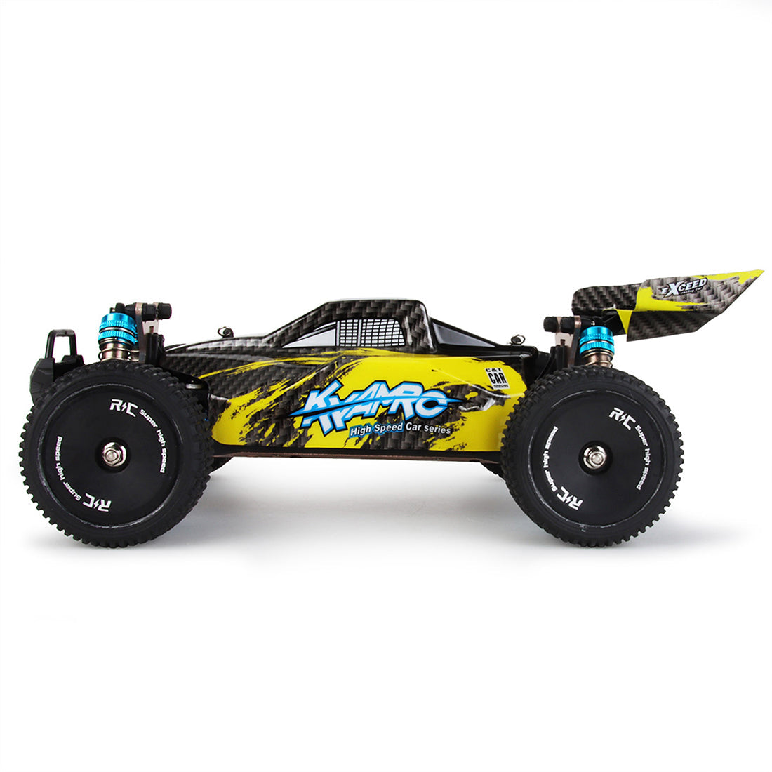 RC Car 1/16 4WD 2.4G 70KM/H High-speed Brushless Off-road Vehicle RC Car All-terrain Electric Climbing Car Monster Truck Toys - Blue