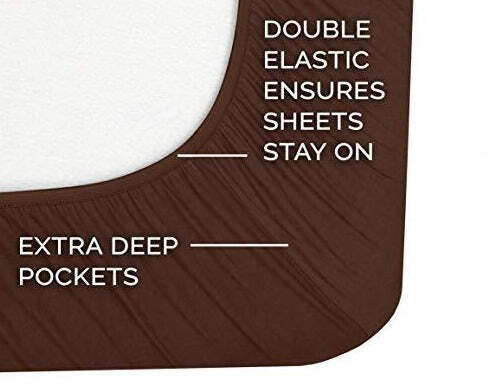 4/6 Piece Bed Sheets Set- Extra Soft - Deep Pockets - Easy Fit - Breathable /Cooling - Wrinkle Free