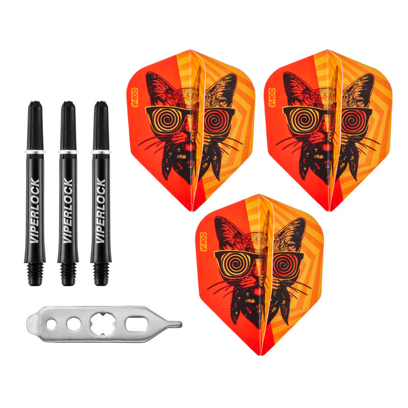 Viper The Freak Darts Steel Tip Darts 3 Knurled Rings Barrel 22 Grams