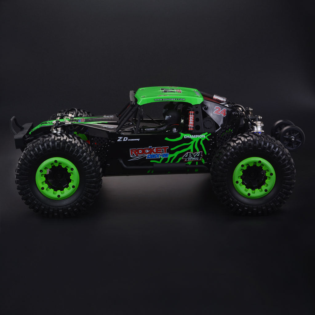 ZD Racing ROCKET DBX-10 1/10 4WD 80KM/H 2.4G RC Car Brushless Motor High-speed Remote Control Desert Off-road Vehicle - RTR
