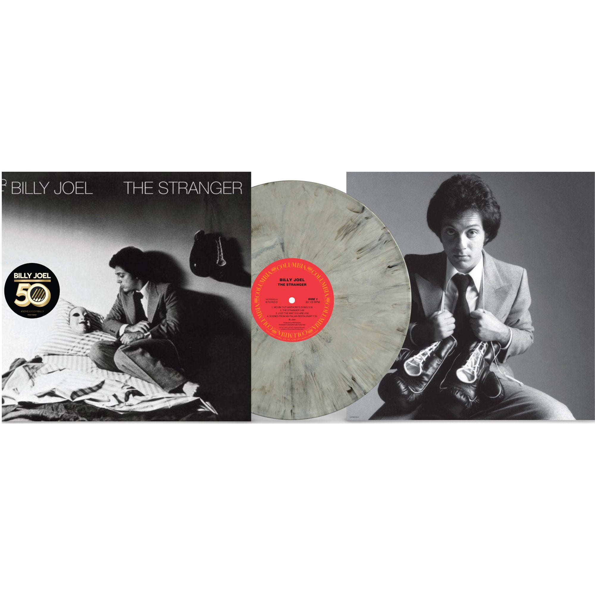 Billy Joel - The Stranger Exclusive Grey Swirl Vinyl LP Record