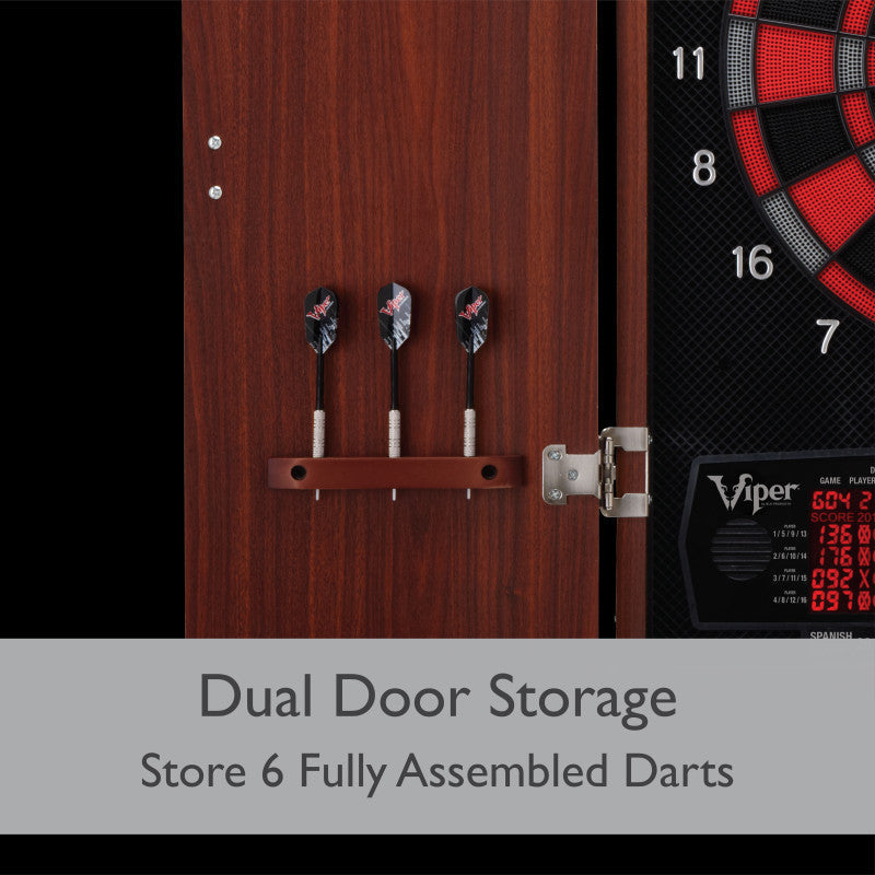 Viper Neptune Electronic Dartboard and Cabinet Hybrid, 15.5