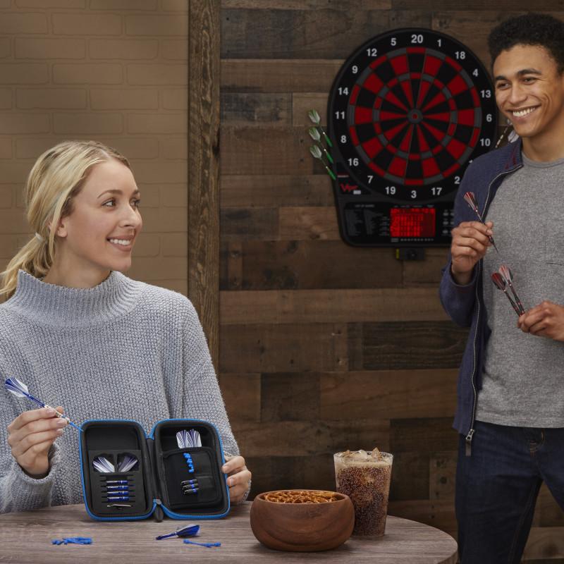 Casemaster Sport Dart Case With Blue Zipper