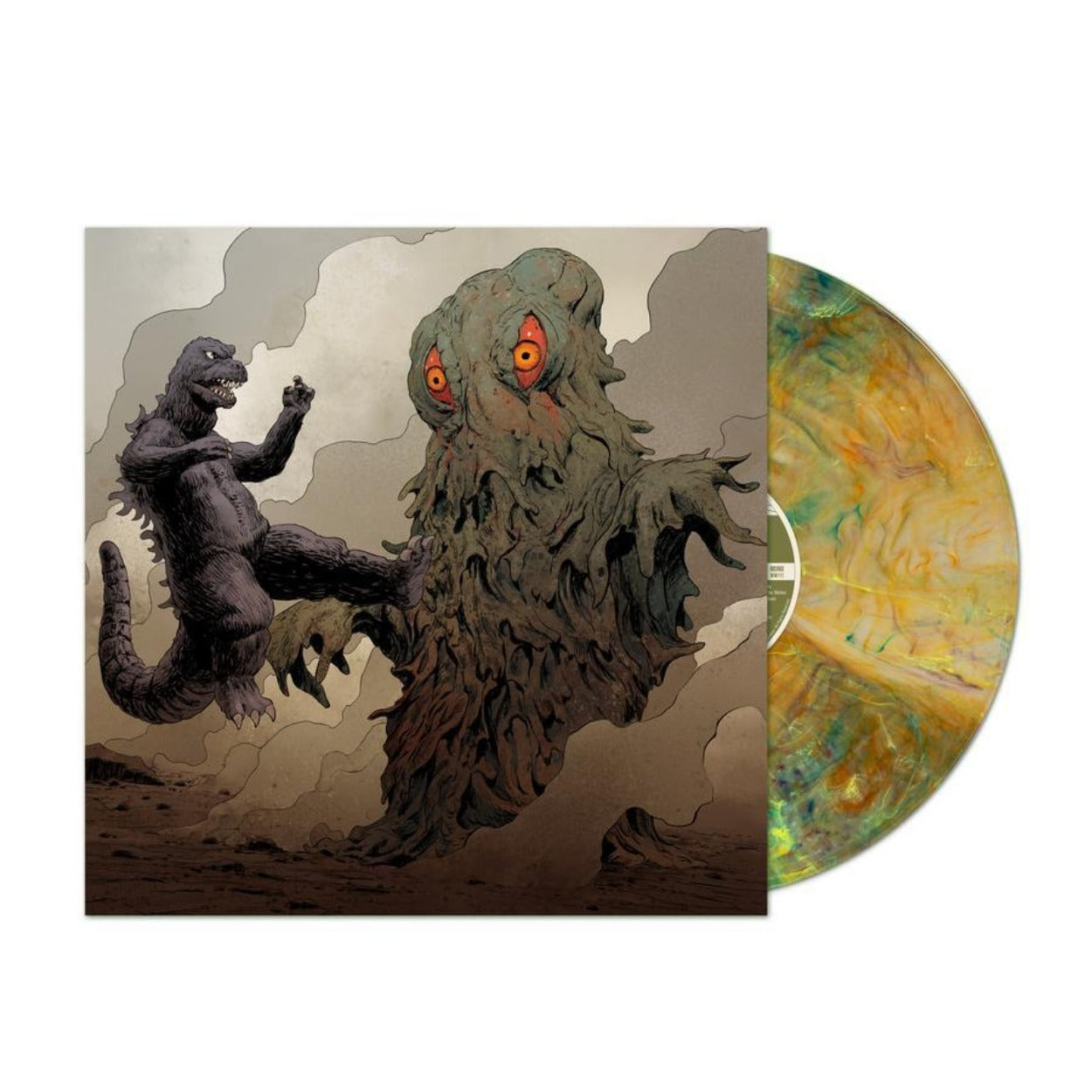 Godzilla vs Hedorah 1971 Soundtrack Exclusive Limited Multi Colored Swirl Vinyl LP