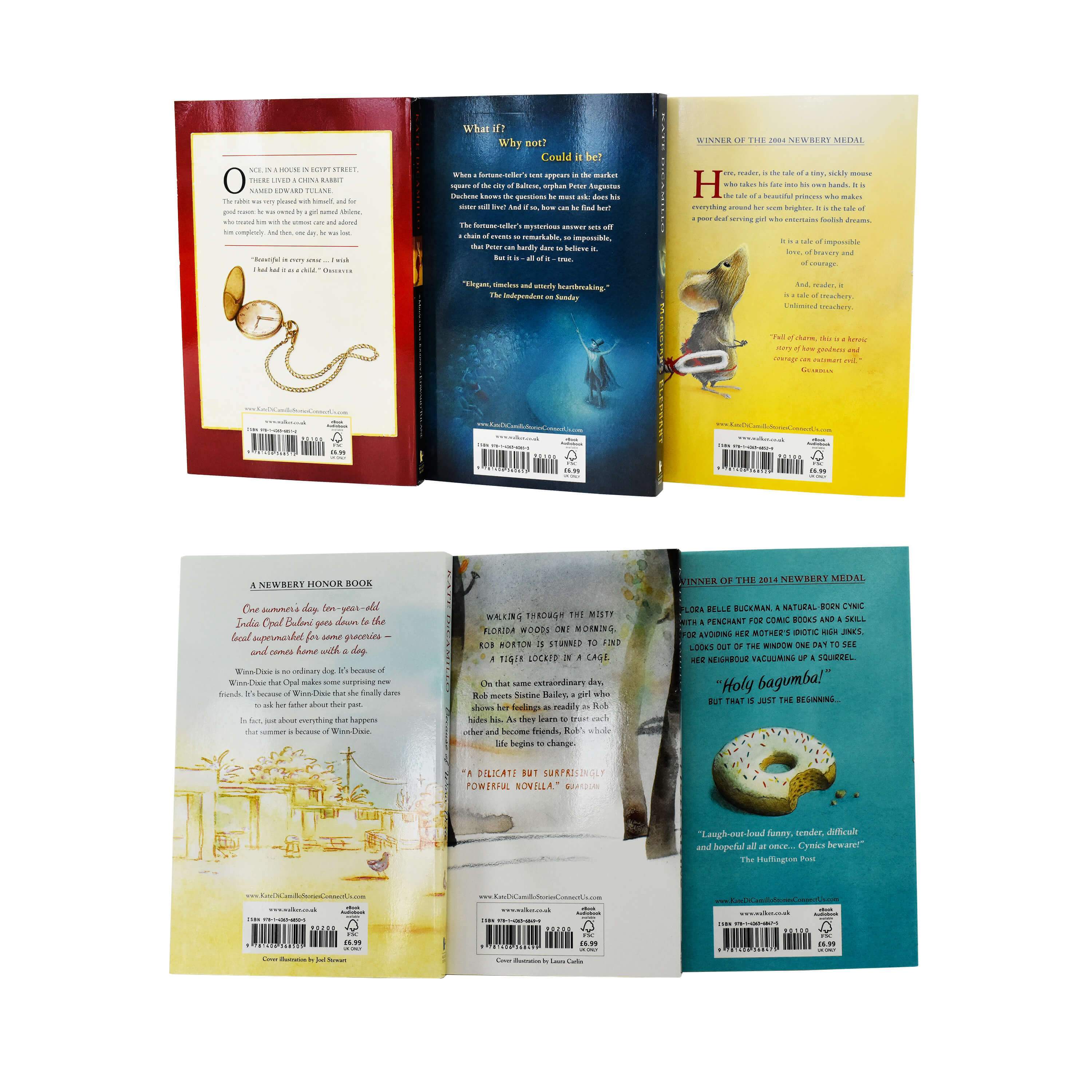 The Magician's Elephant: Kate DiCamillo Classic Collection 6 Books Box Set - Ages 7-11 - Paperback