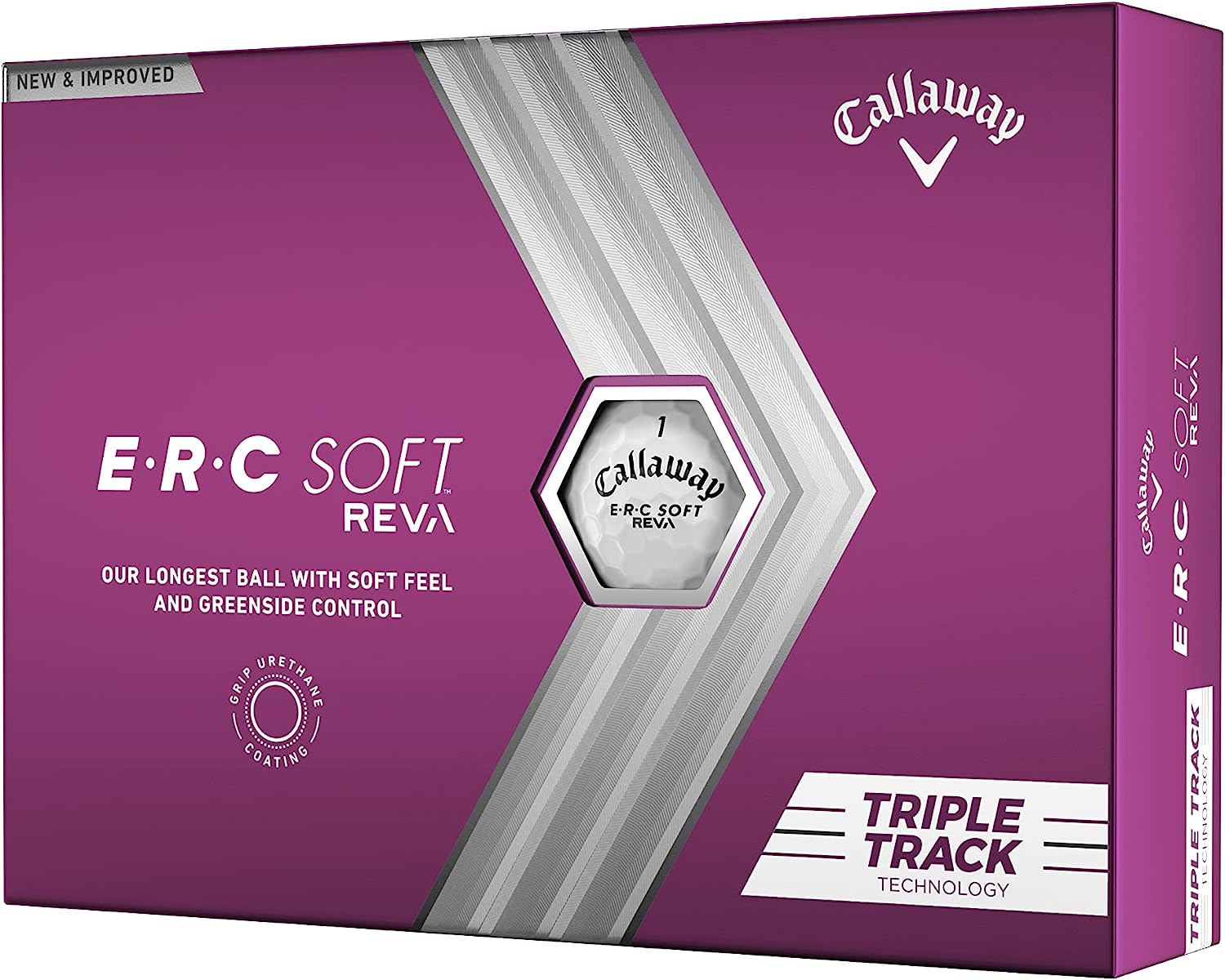 ERC Triple Track Golf Balls 12B PK