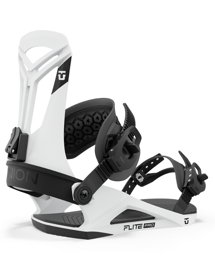 Union Flite Pro Snowboard Binding - White - 2024