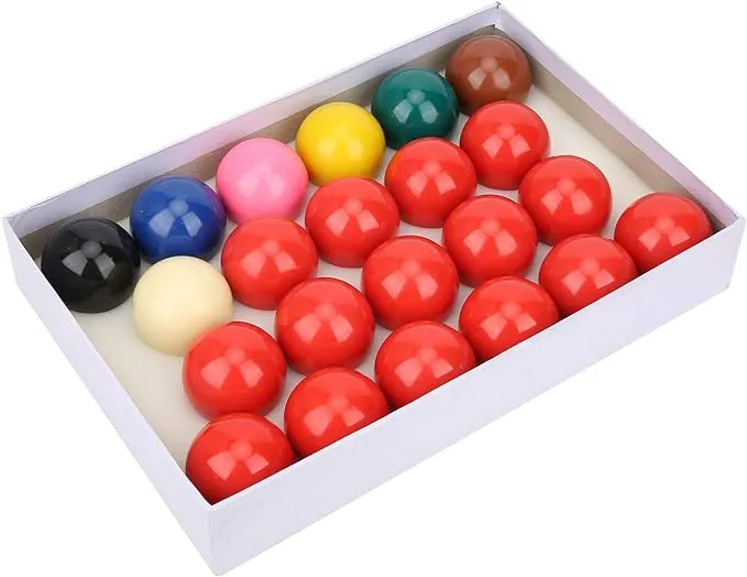 Snooker Billiard Balls Standard Size Cue Balls 52.2mm / 2.1in 22Pcs Whole Set