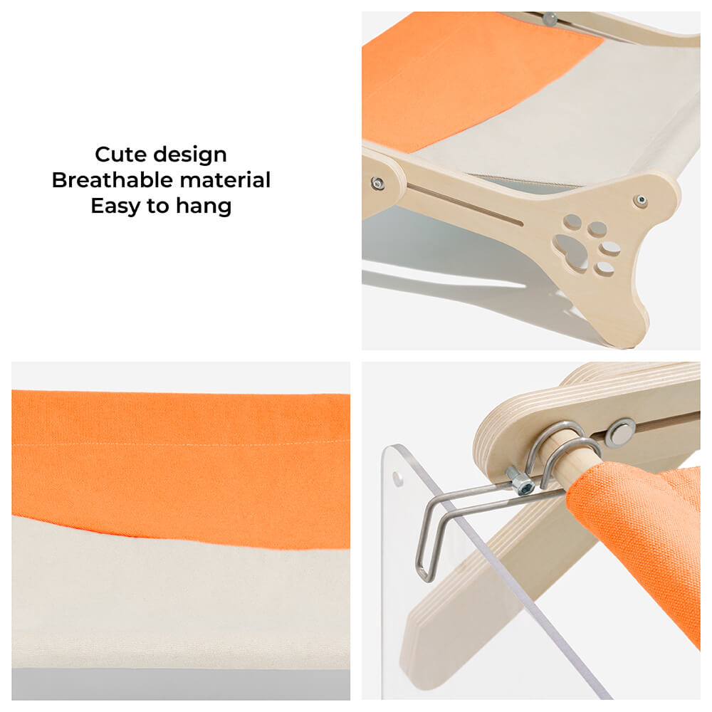 Indoor Window Perch & Hammock Bed Window Seat Cat Bed