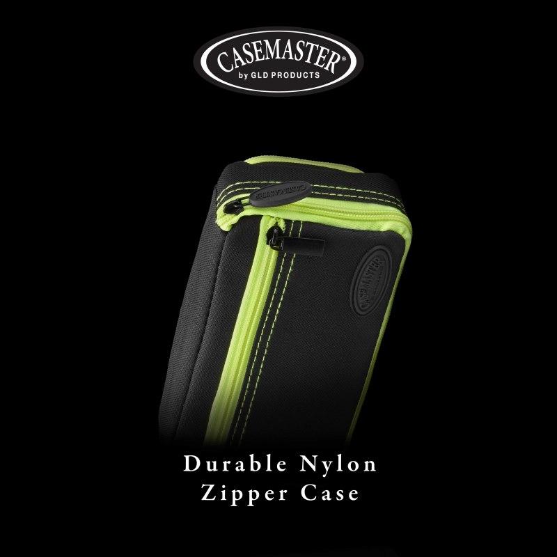 Casemaster Plazma Plus Dart Case Black with Yellow Trim and Phone Pocket