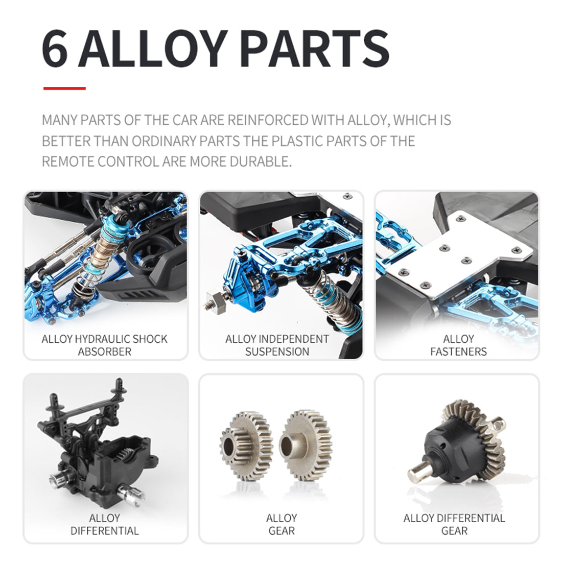 RC Car 1/10 4WD 2.4G 70KM/H Metal Brushless High-speed Off-road Vehicle All-terrain Electric Climbing RC Car Monster Truck Model Toy - Black