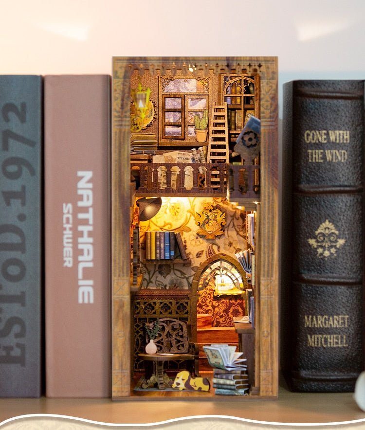 Book Nooks DIY 3D Wooden Puzzle (Best Seller)