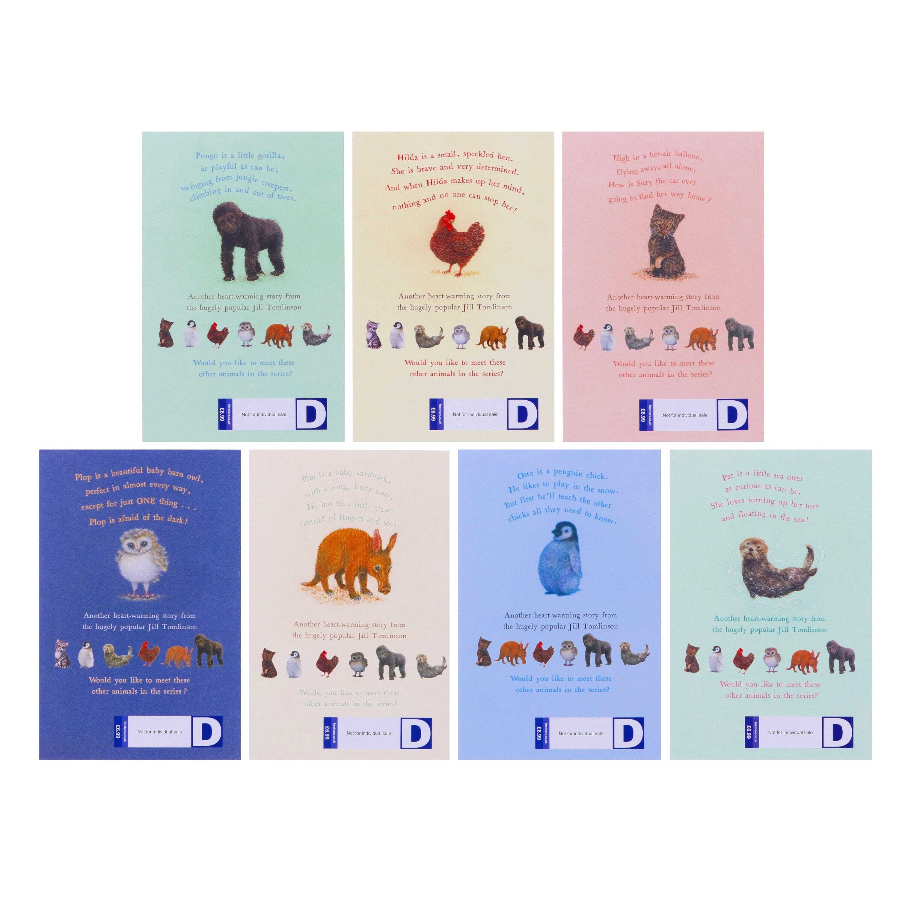 Jill Tomlinson's Favourite Animal Tales 7 Books Collection Set - Ages 5-7 - Paperback