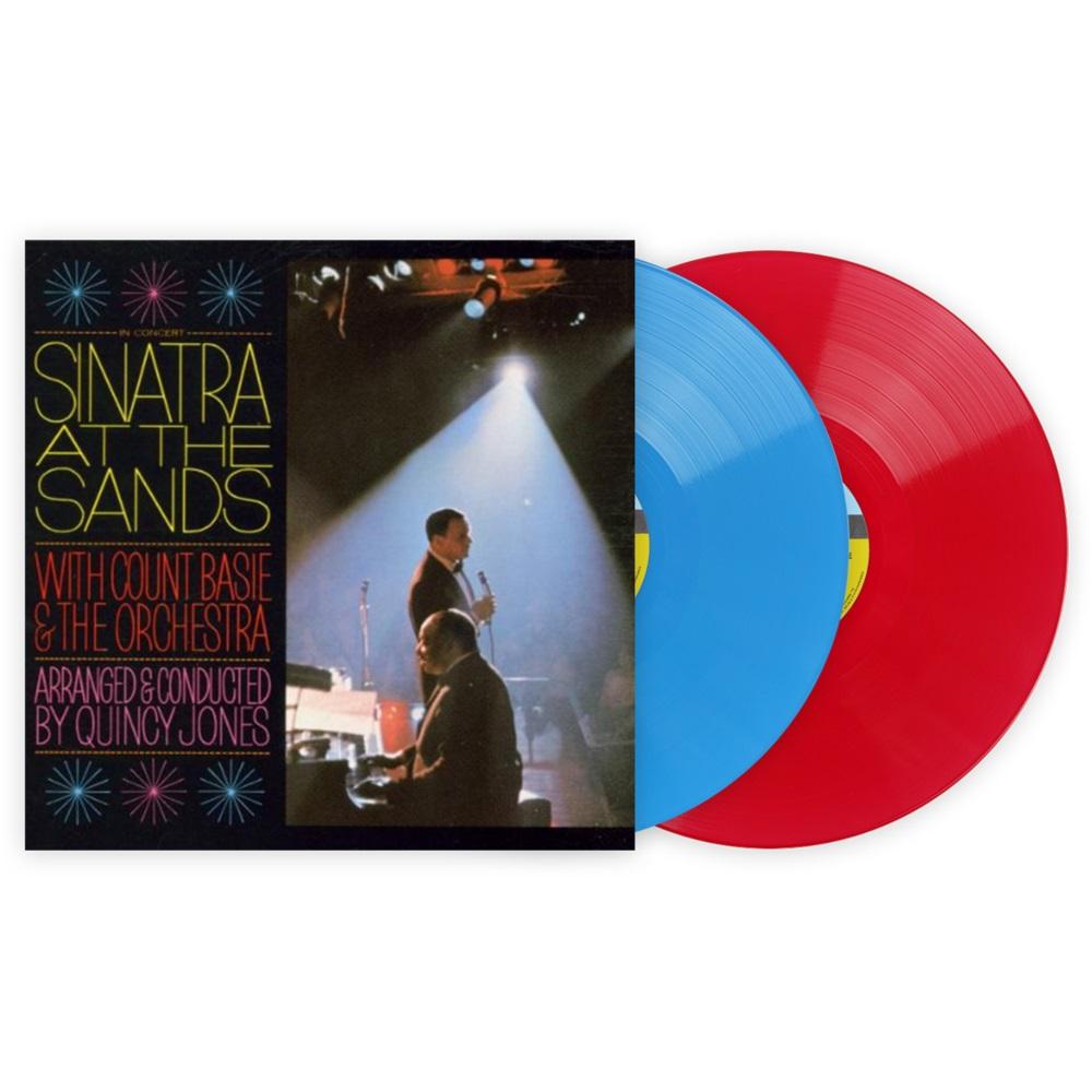 Frank Sinatra - Sinatra At The Sands (1966) Exclusive Limited Blue & Red Color Vinyl 2x LP Record [Club Edition]
