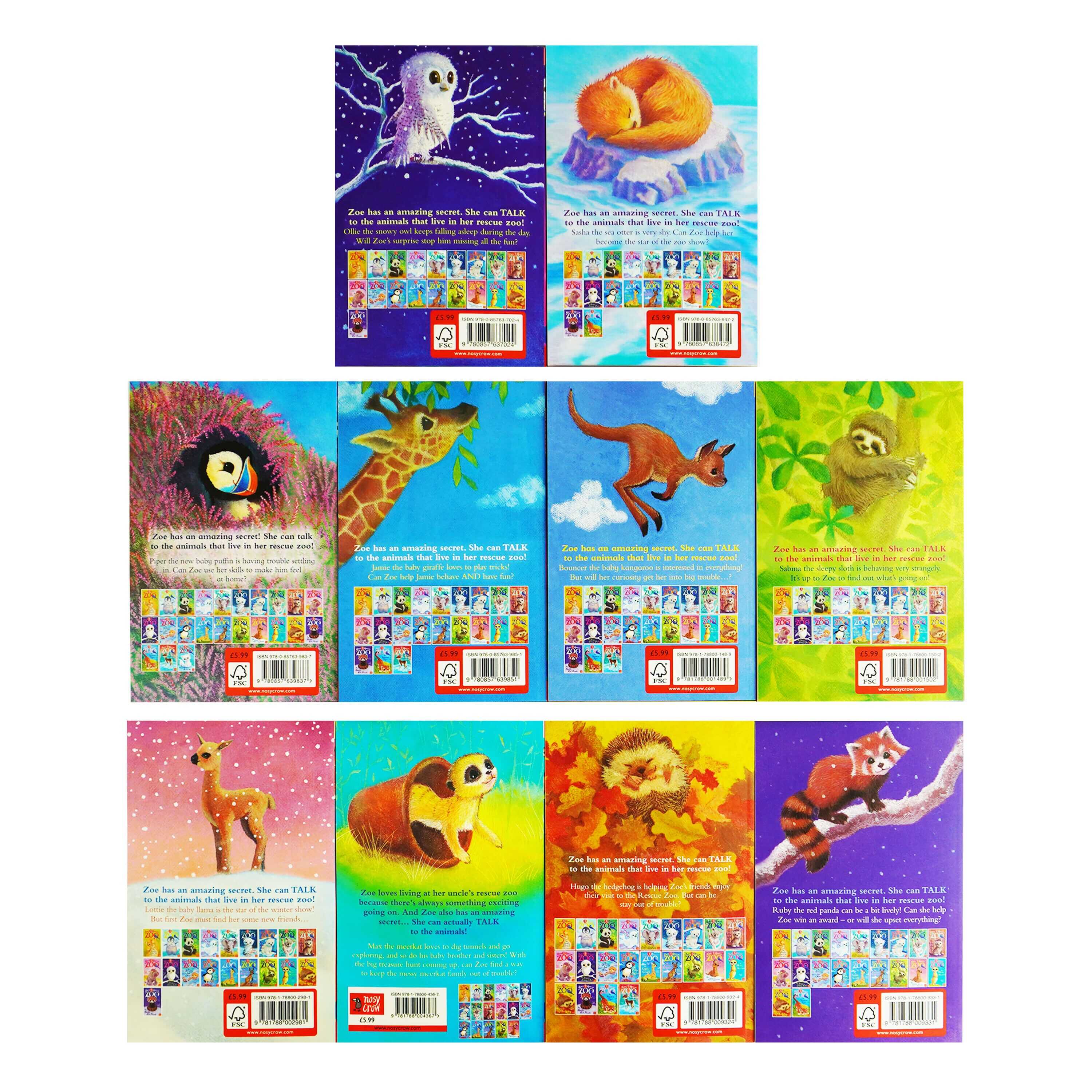 Zoe's Rescue Zoo Series 2 By Amelia Cobb: 10 Books Collection Set (11-20) - Ages 5-8 - Paperback