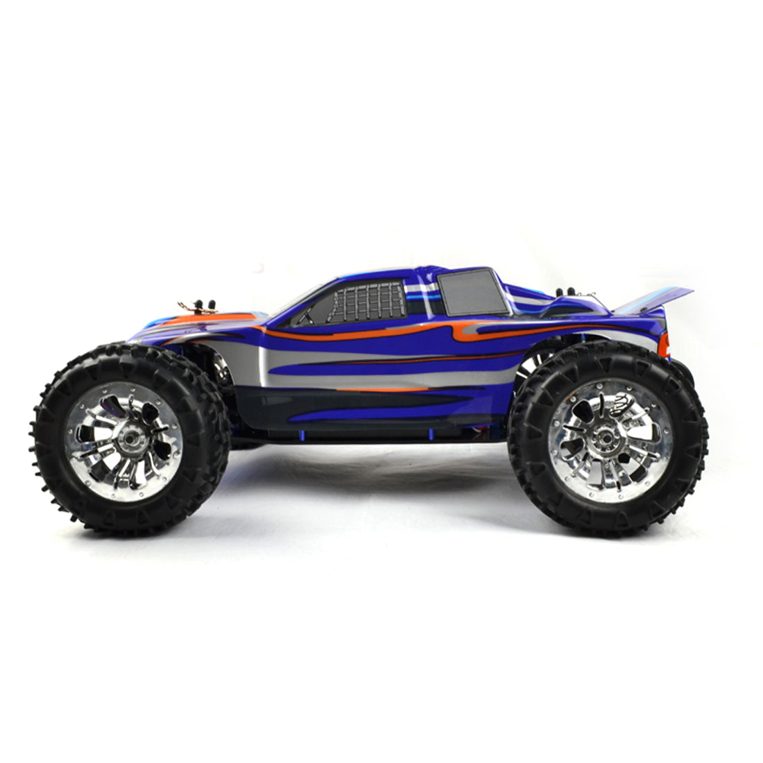 VRX RH1013PR 1/10 Scale 4WD Electric Brushless Monster Turck 2.4G High Speed RC Car with 60A ESC and 3650 Motor - RTR Version