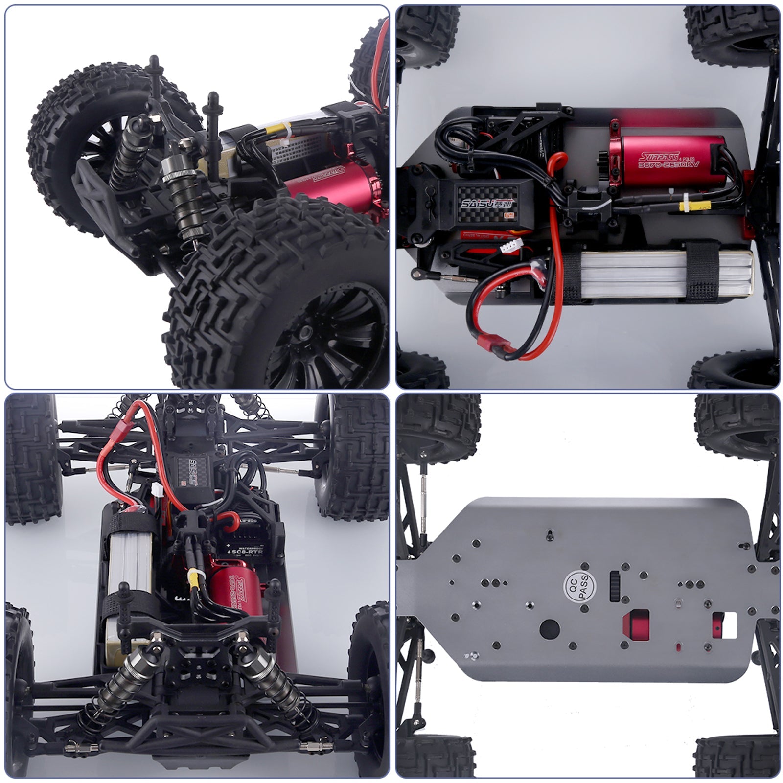 SST 1999 1:10 2.4G High Speed RC Car 100KM/H RC Off-road Vehicle Electric 4WD Brushless RTR