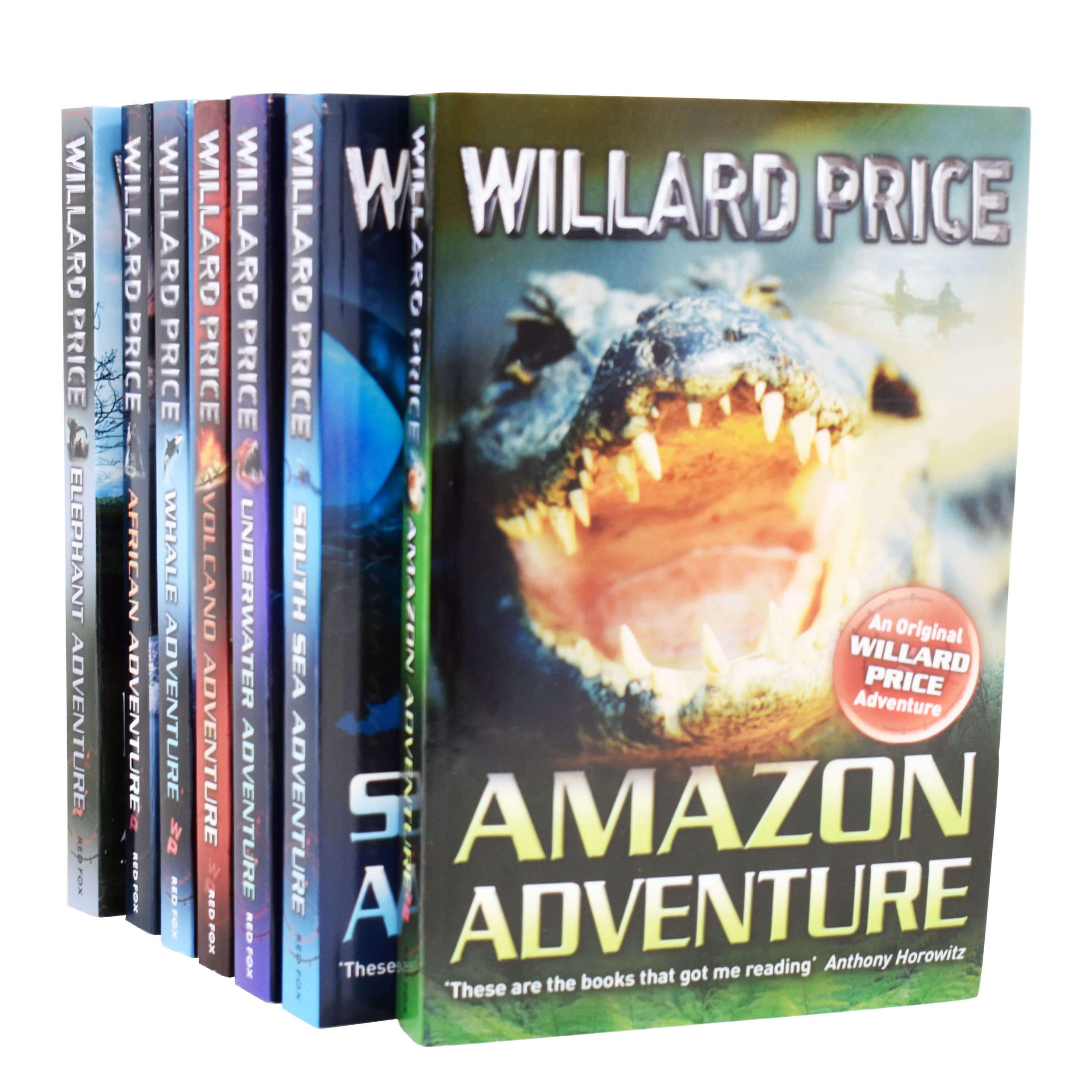 Hal & Roger Hunt Adventures by Willard Price: Books 1-7 Collection Set - Ages 9+ - Paperback