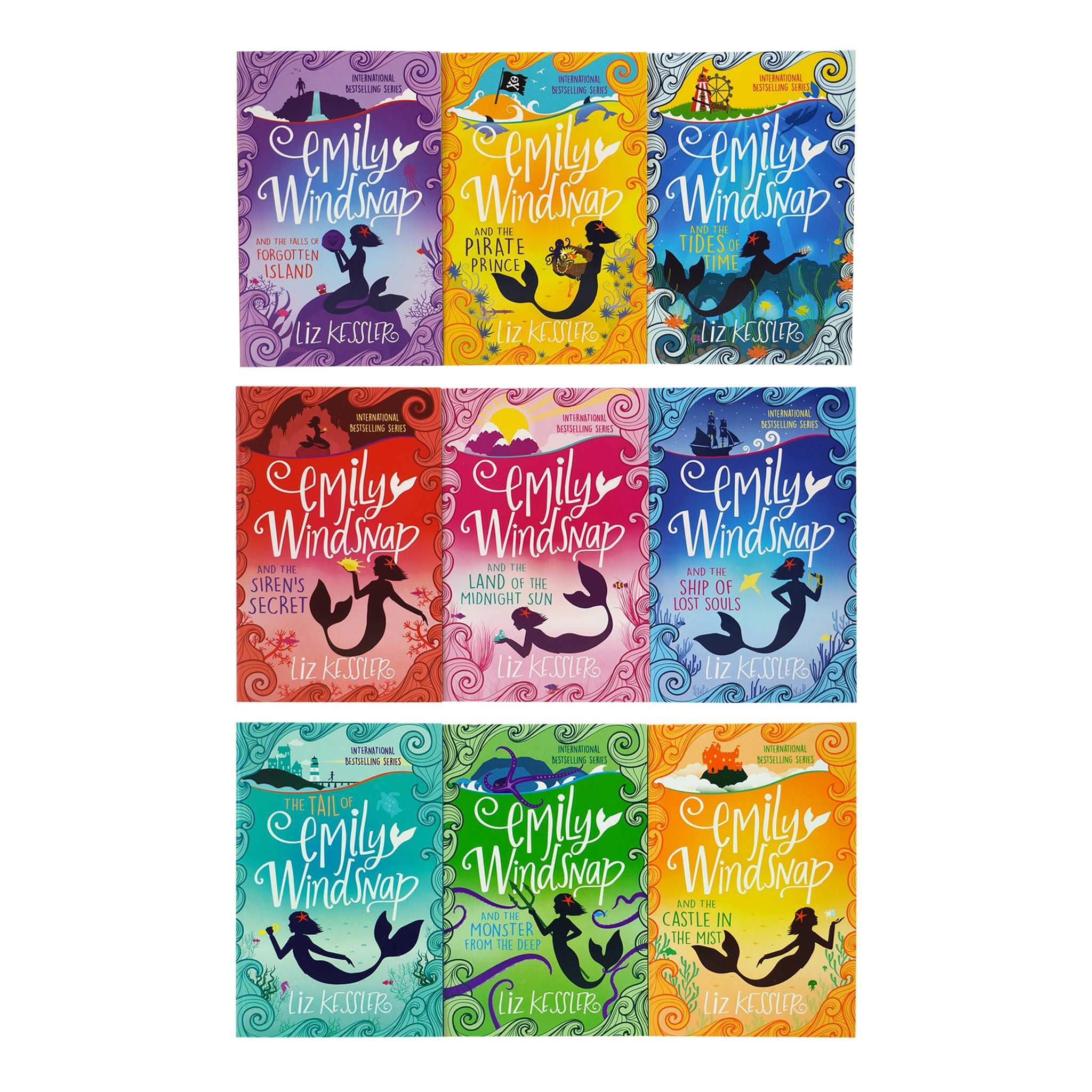 Emily Windsnap by Liz Kessler: Books 1-9 Complete Collection Set - Ages 9-14 - Paperback