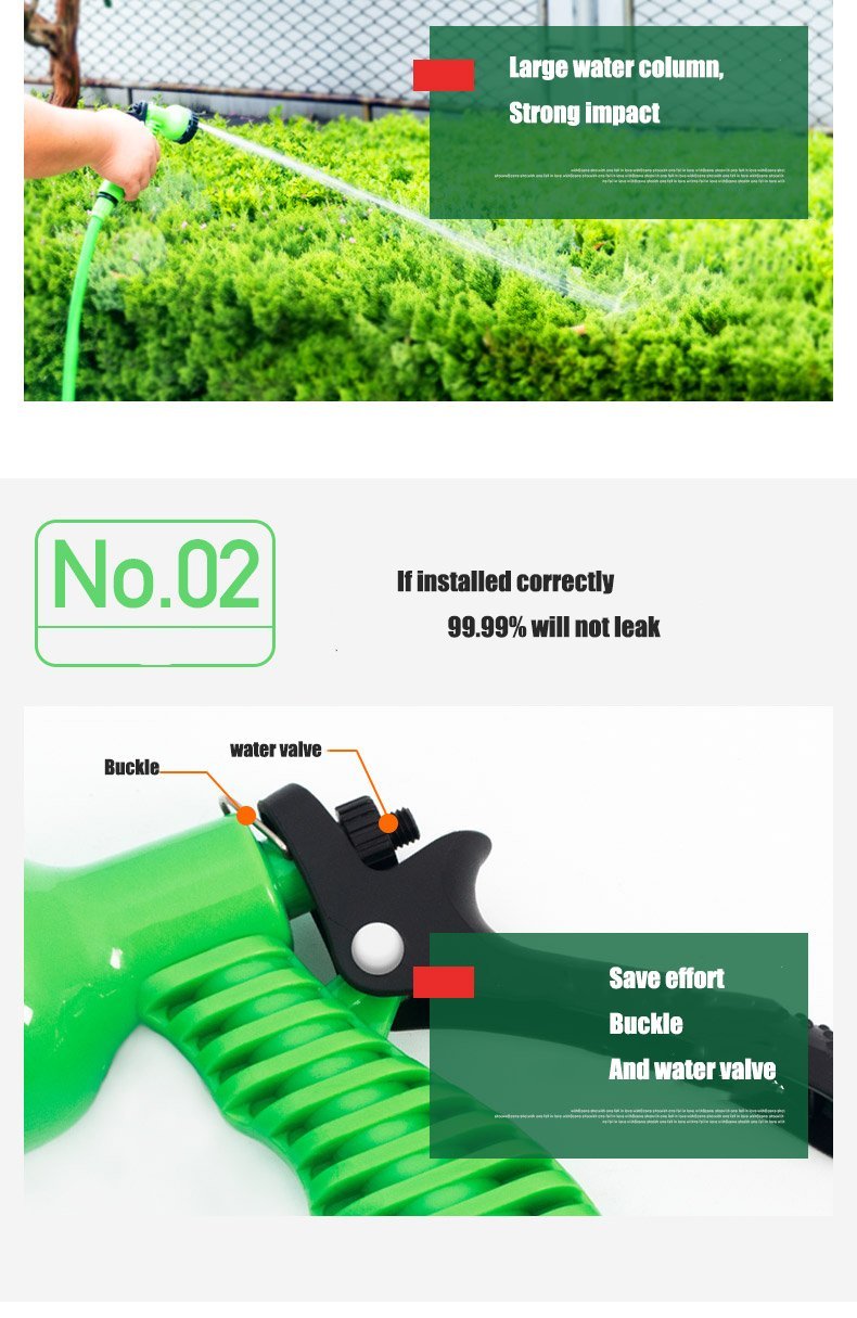 Expandable Garden Yard Water Hose