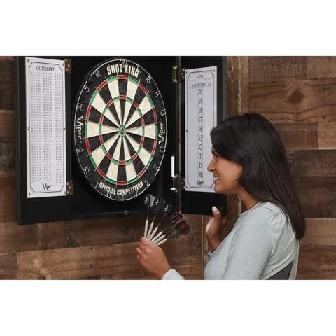 Viper Hudson Dartboard Cabinet Black