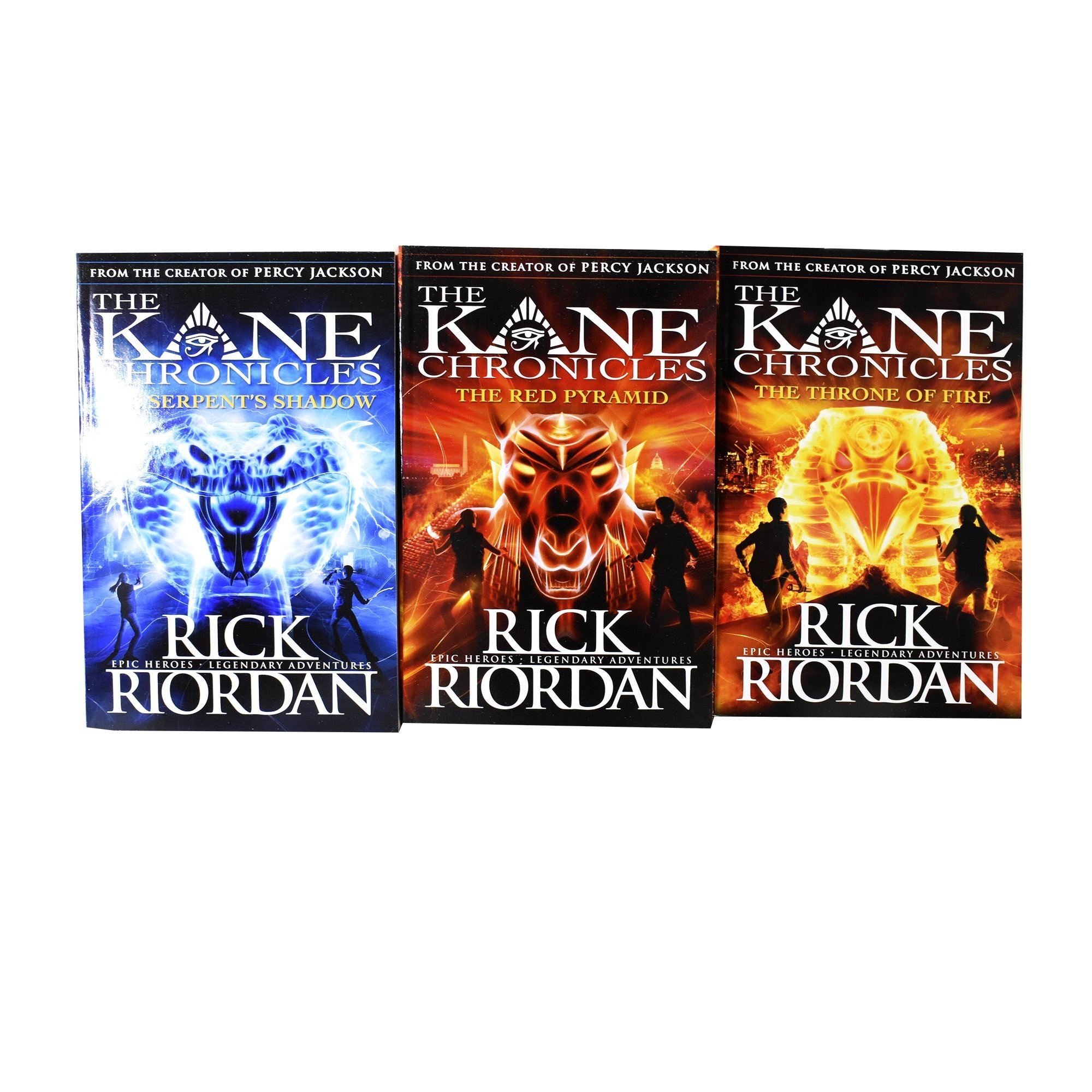 The Kane Chronicles 3 Books Collection By Rick Riordan - Ages 9-14 - Paperback