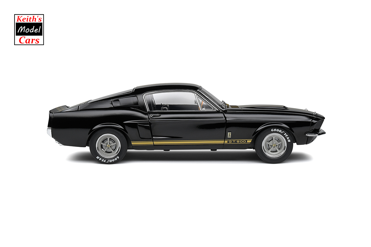 [1/18 Scale] 1967 Shelby GT500 in Black by Solido