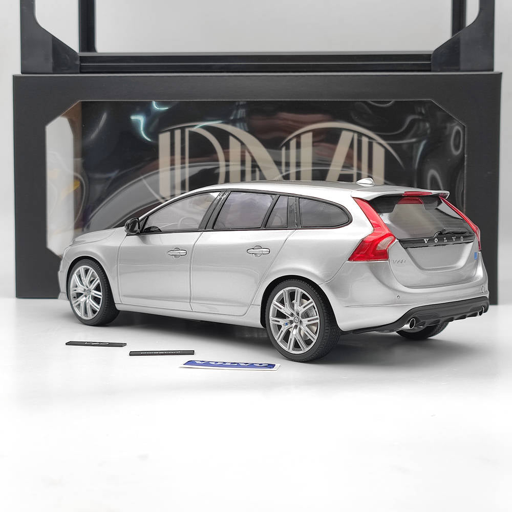DNA Collectibles 1/18 Volvo V60 Polestar Engineered DNA000143 Resin Model Silver Toys Car Gift