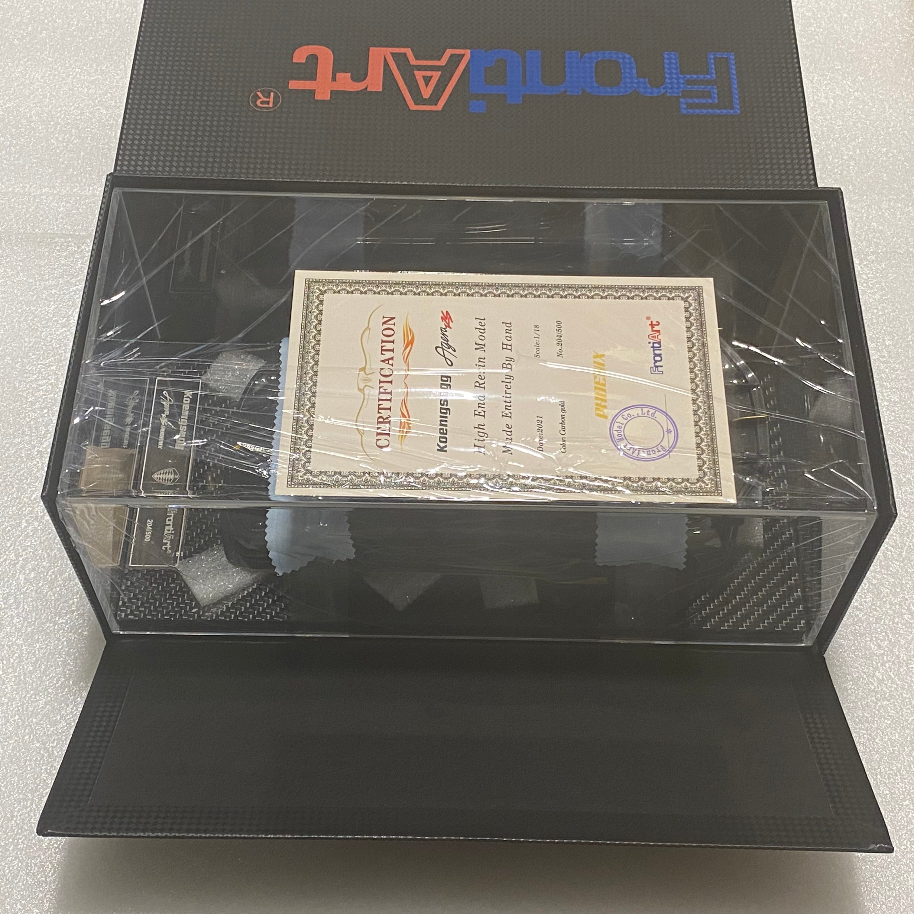 Frontiart 1:18 Koenigsegg Agera RS phoenix Carbon gold F078-156